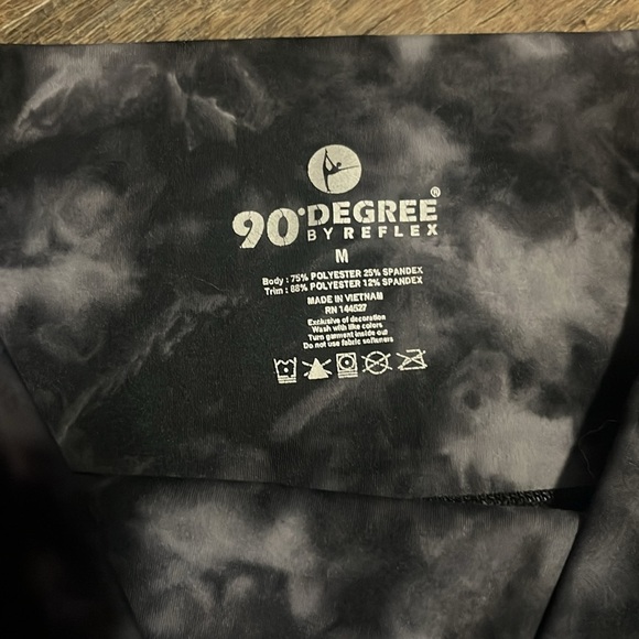 Grey tie dye leggings 23” inseam - Picture 2 of 2